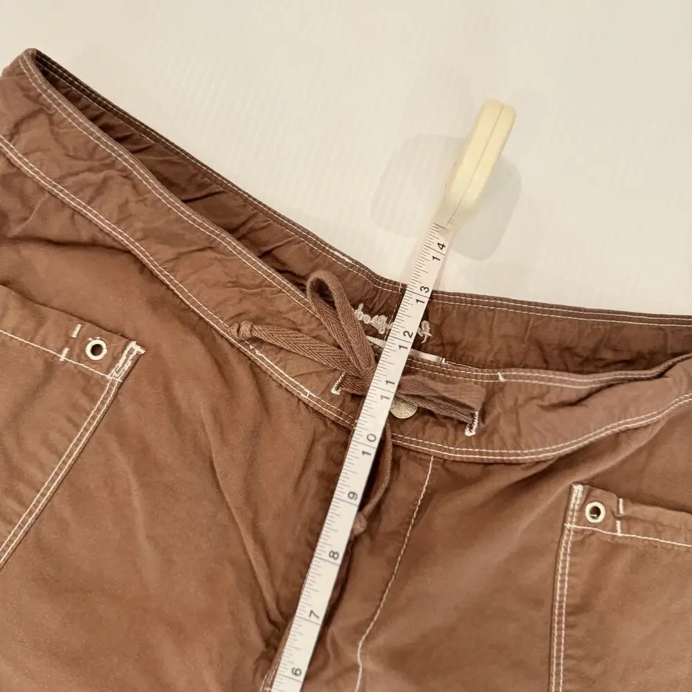 Fresh Produce Capri Pants Brown Cotton Women’s XL Coastal Casual Resort Natural - Picture 15 of 16